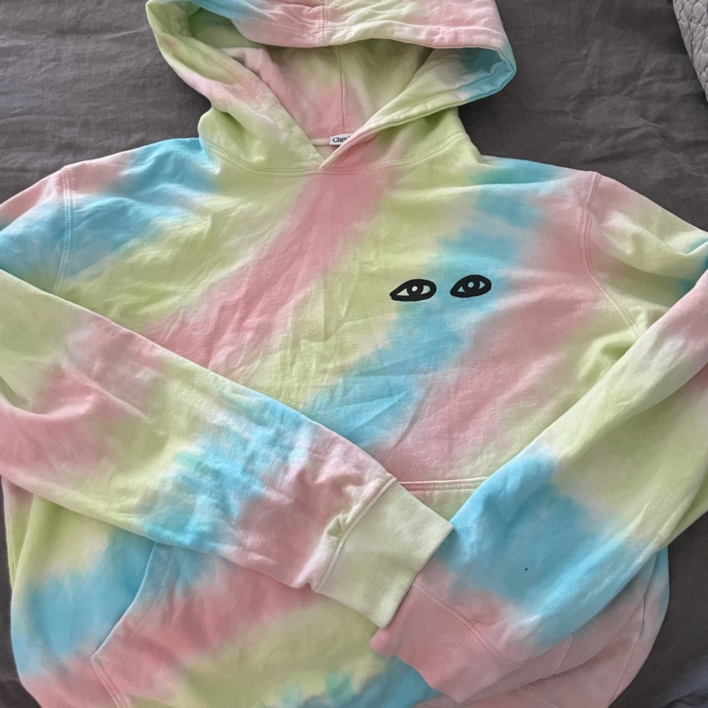 Clare V tie dye hoodie